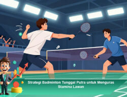 Strategi Badminton Tunggal Putra untuk Menguras Stamina Lawan