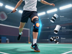 Tips Memilih Dekker Lutut (Knee Support) untuk Pemain Badminton yang Sering Melompat